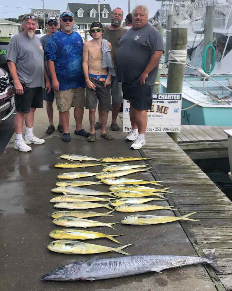 Dolphins and a Wahoo